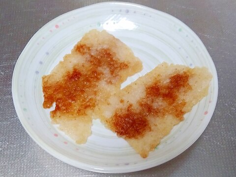残りご飯で作る醤油せんべい